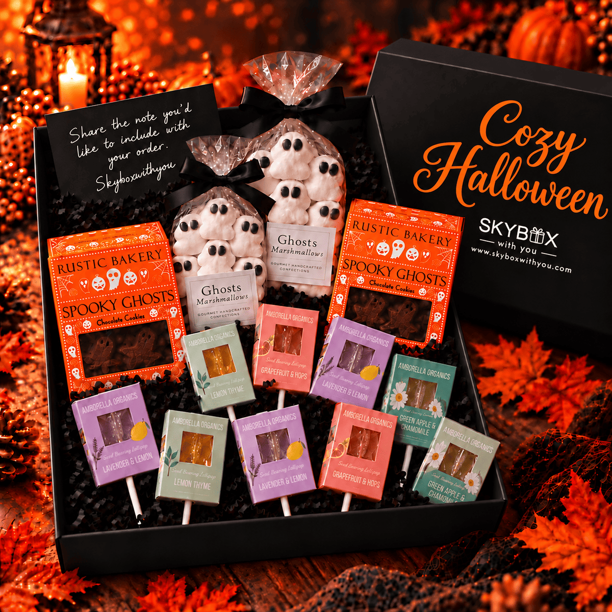 Halloween Treat Black Gift Box