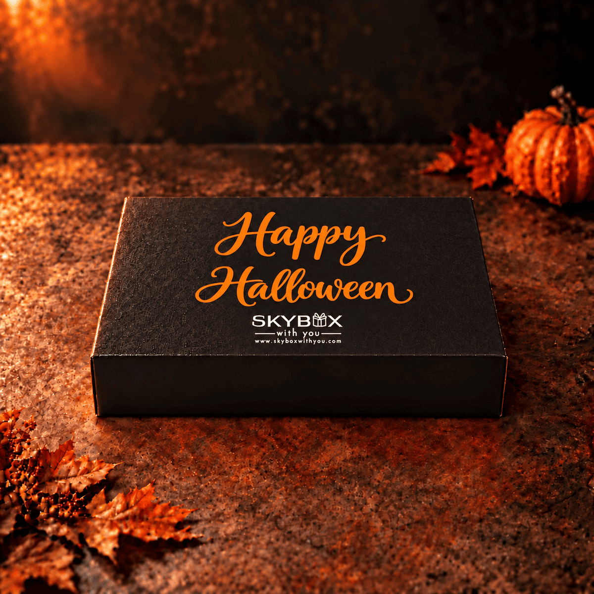 Happy Halloween Organic Plantable Lollipop Black Gift Box