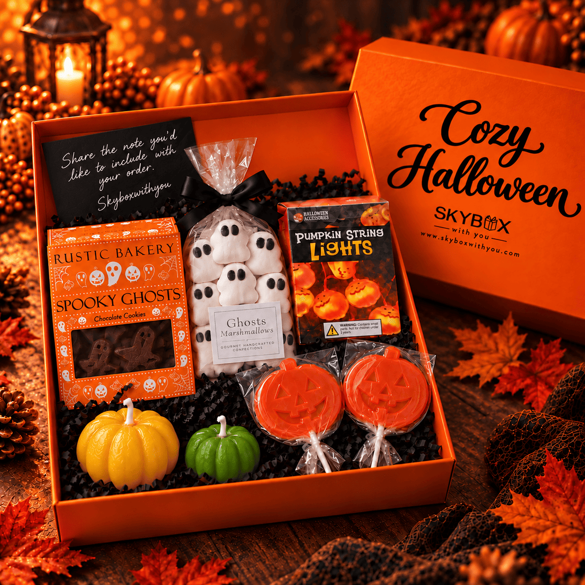Halloween Glow Orange Gift Box