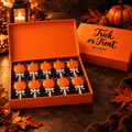 Trick or Treat Orange Pumpkin Lollipop Gift Orange Box