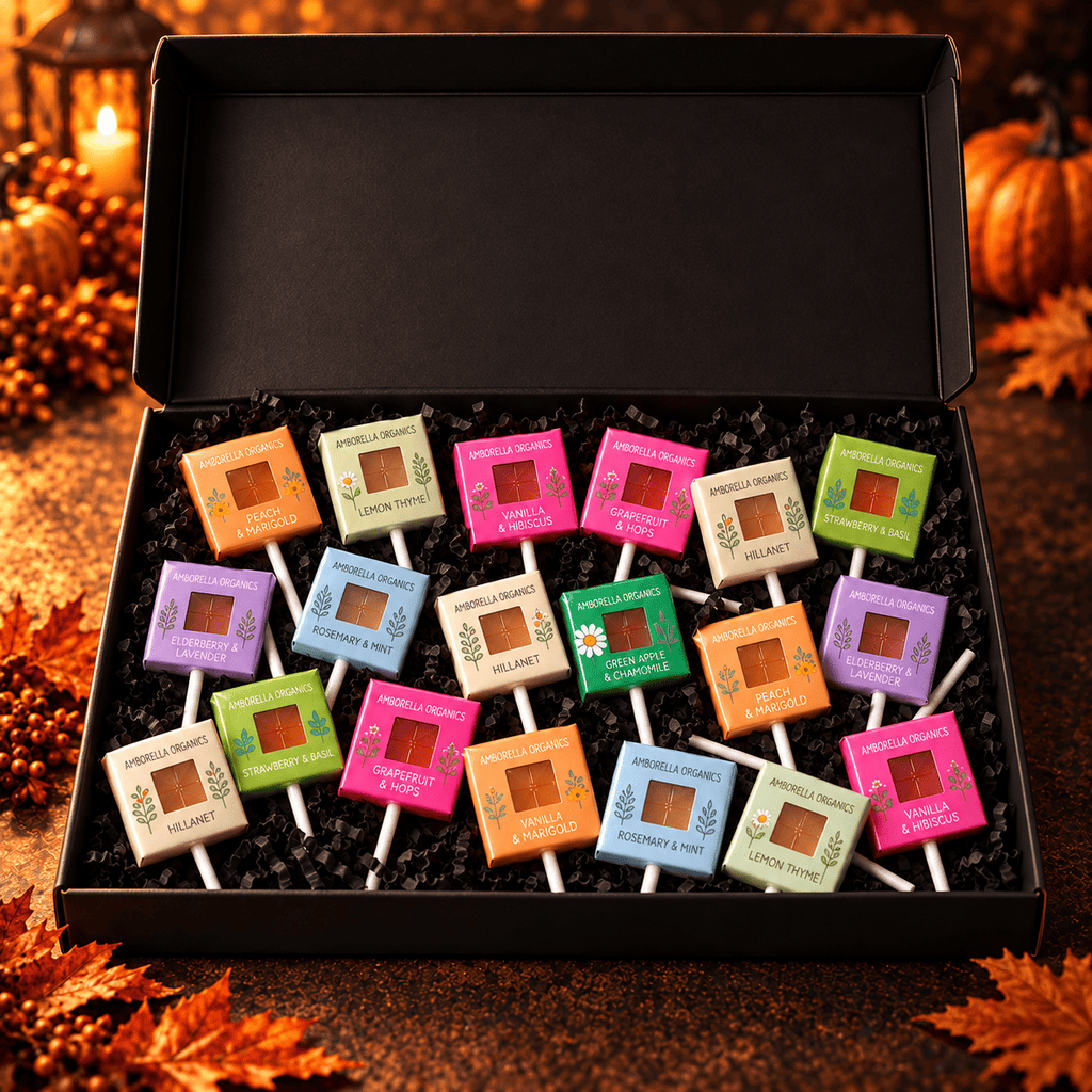 Cozy Organic Plantable Lollipop Black Gift Box